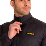 Parka Manga Larga Hombre Bonded Medium Weight Insulated Negra Cat