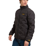 Parka Manga Larga Hombre Bonded Medium Weight Insulated Negra Cat