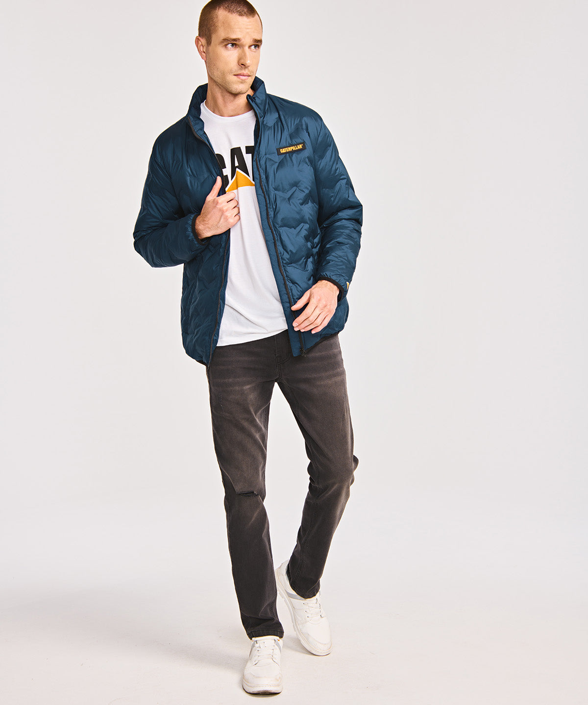 Chaqueta Casual Hombre BONDED MEDIUM WEIGHT INSULATED JACKET Azul CAT