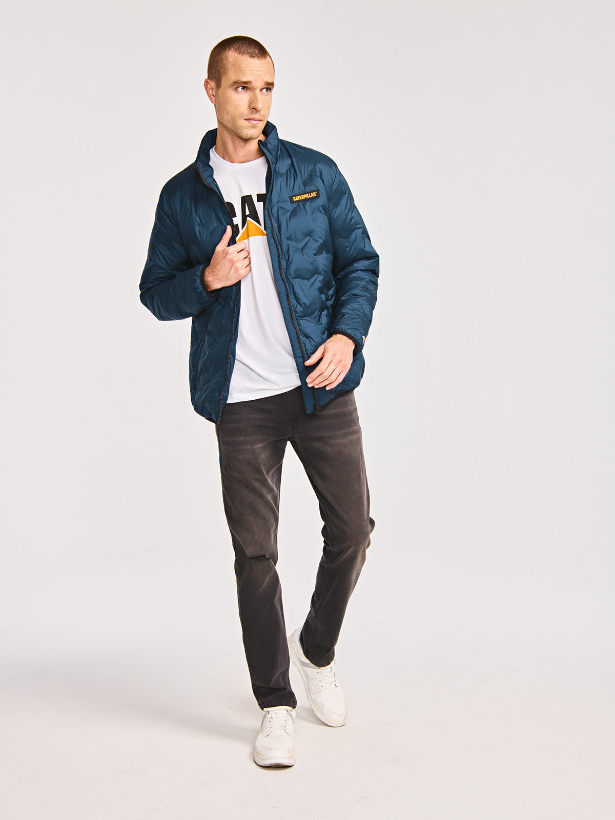 Chaqueta Casual Hombre BONDED MEDIUM WEIGHT INSULATED JACKET Azul CAT