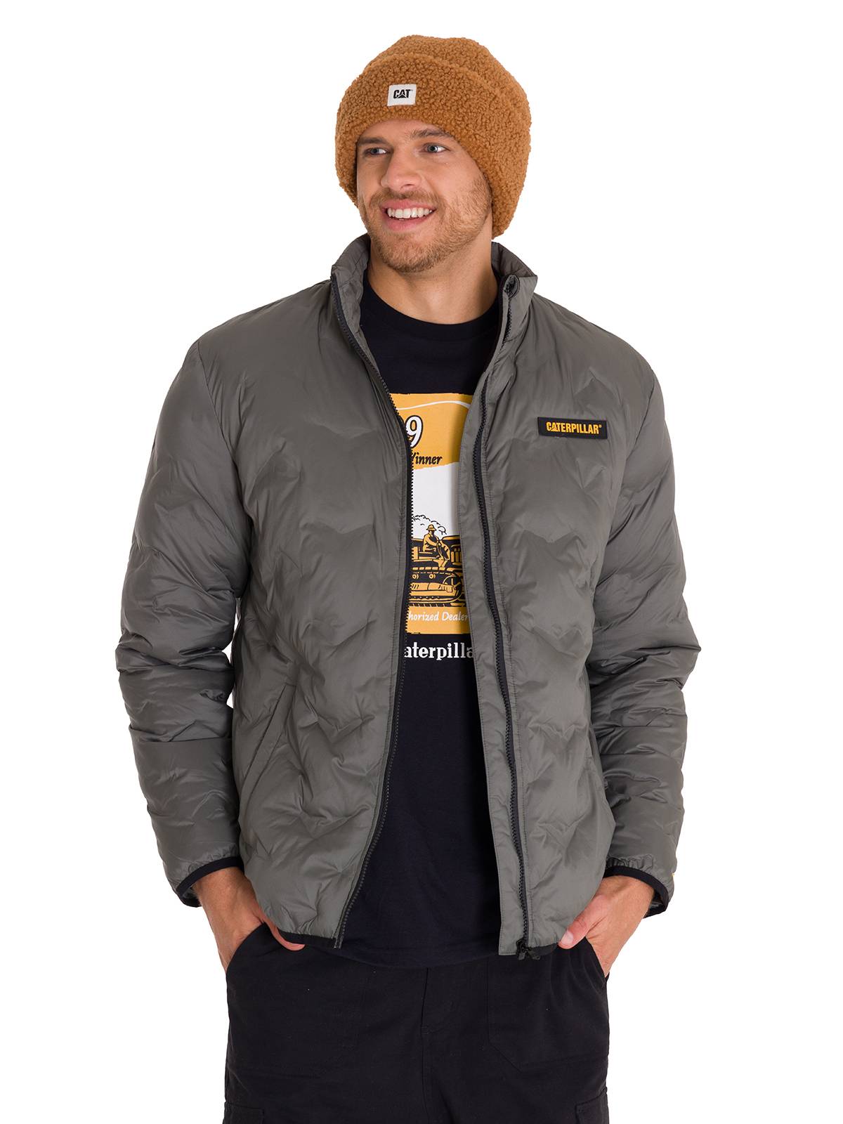 Chaqueta Casual Hombre BONDED MEDIUM WEIGHT INSULATED JACKET Gris CAT