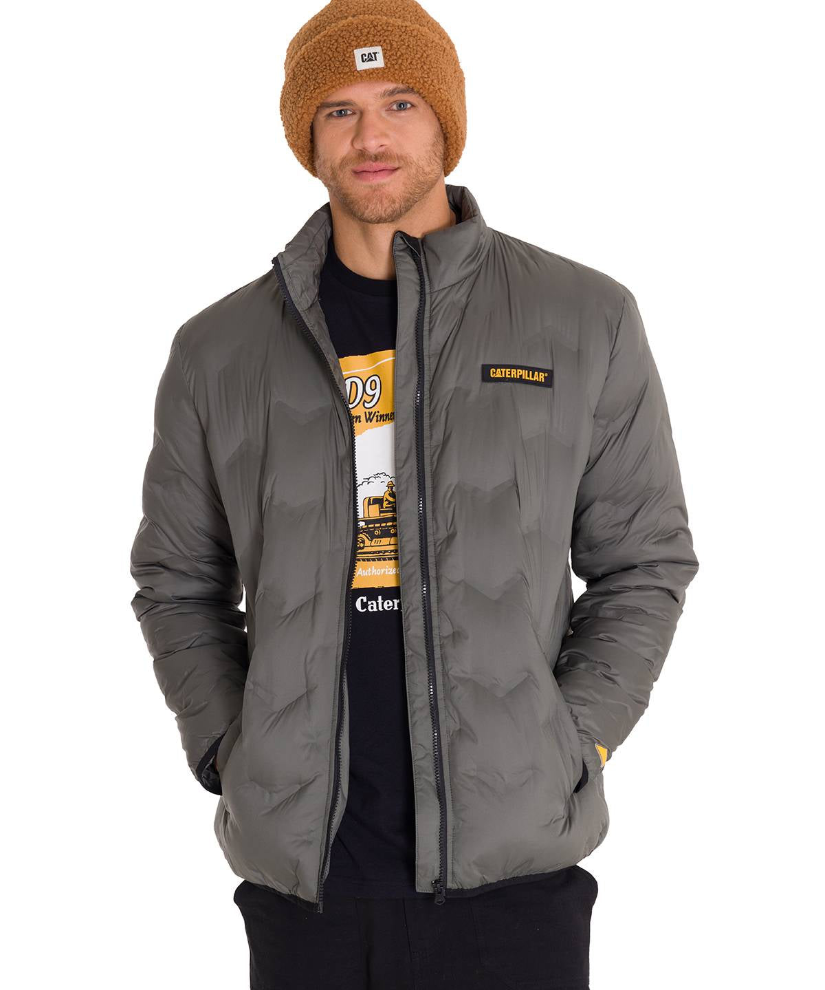 Chaqueta Casual Hombre BONDED MEDIUM WEIGHT INSULATED JACKET Gris CAT