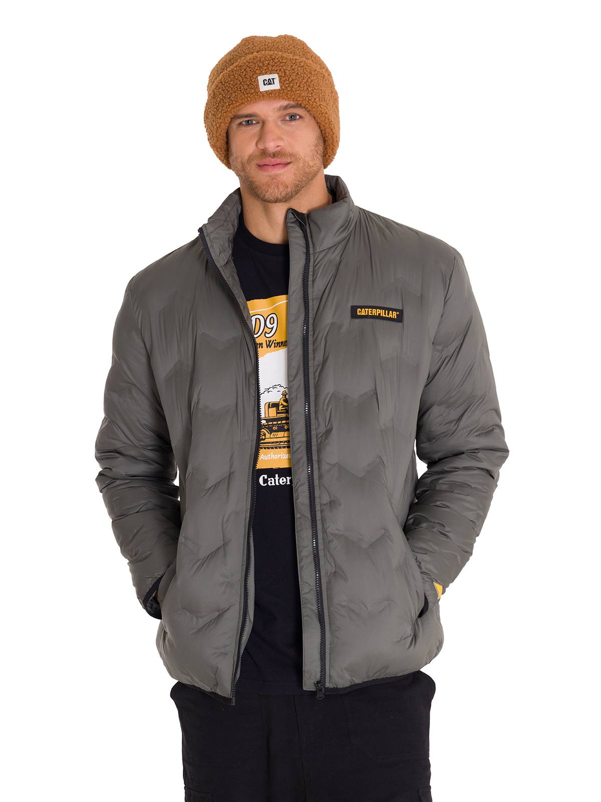 Chaqueta Casual Hombre BONDED MEDIUM WEIGHT INSULATED JACKET Gris CAT