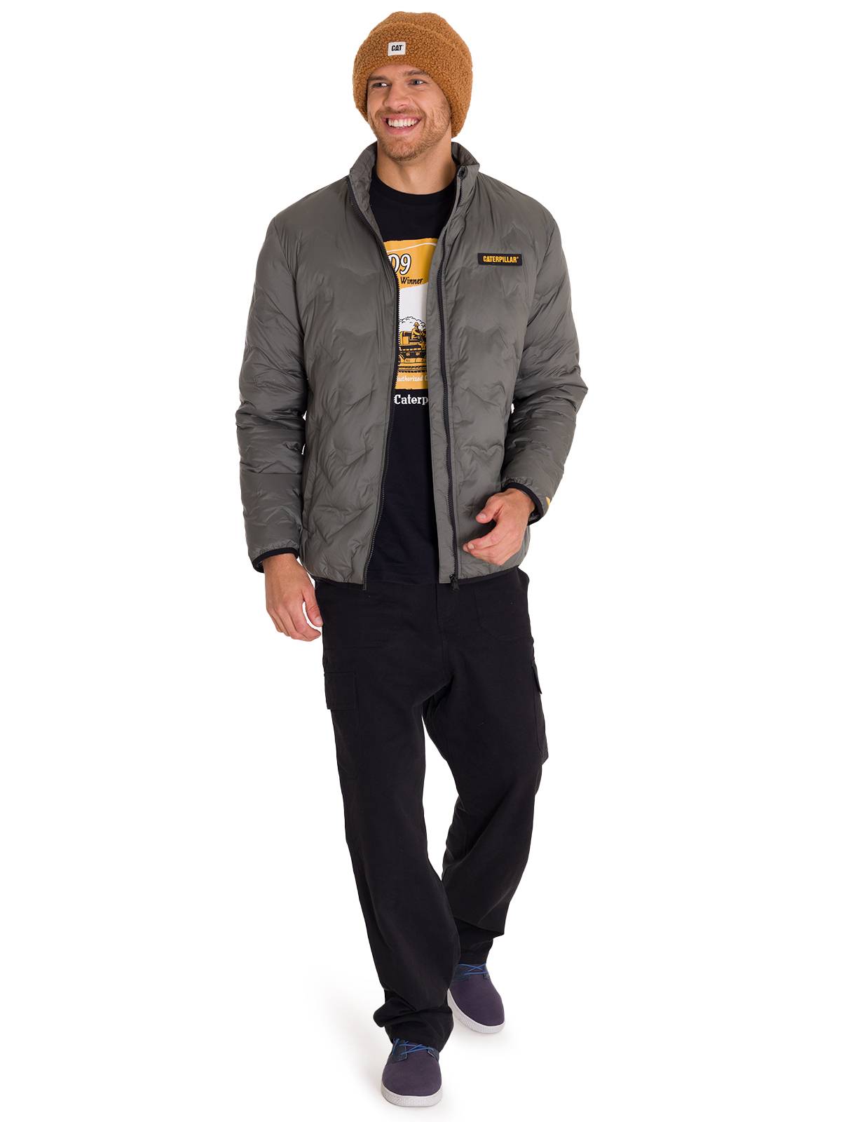 Chaqueta Casual Hombre BONDED MEDIUM WEIGHT INSULATED JACKET Gris CAT