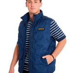 Chaqueta Sin manga Casual Hombre BONDED MEDIUM WEIGHT INSULATED VEST Azul CAT