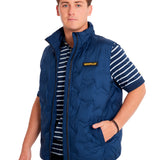 Chaqueta Sin manga Casual Hombre BONDED MEDIUM WEIGHT INSULATED VEST Azul CAT