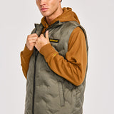 Chaqueta Sin manga Casual Hombre BONDED MEDIUM WEIGHT INSULATED VEST Gris CAT
