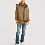 Chaqueta Sin manga Casual Hombre BONDED MEDIUM WEIGHT INSULATED VEST Gris CAT