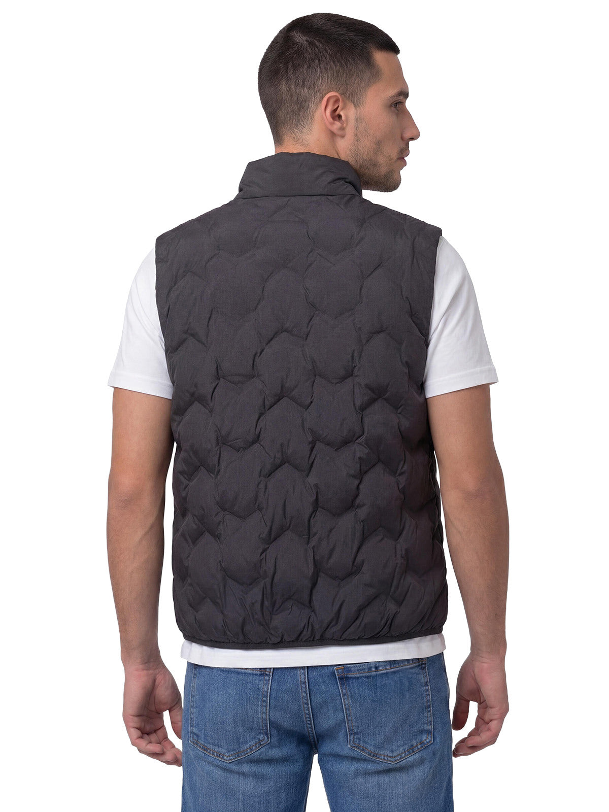 Parka sin mangas Hombre CAT Bonded Medium Weight Negra