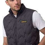 Parka sin mangas Hombre CAT Bonded Medium Weight Negra