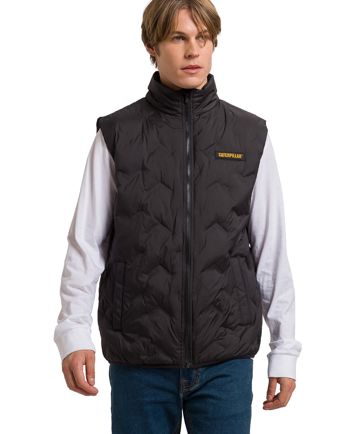 Parka sin mangas Hombre CAT Bonded Medium Weight Negra CAT