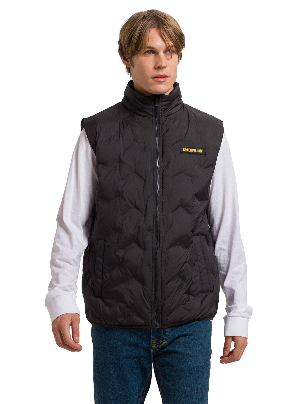 Parka sin mangas Hombre CAT Bonded Medium Weight Negra CAT