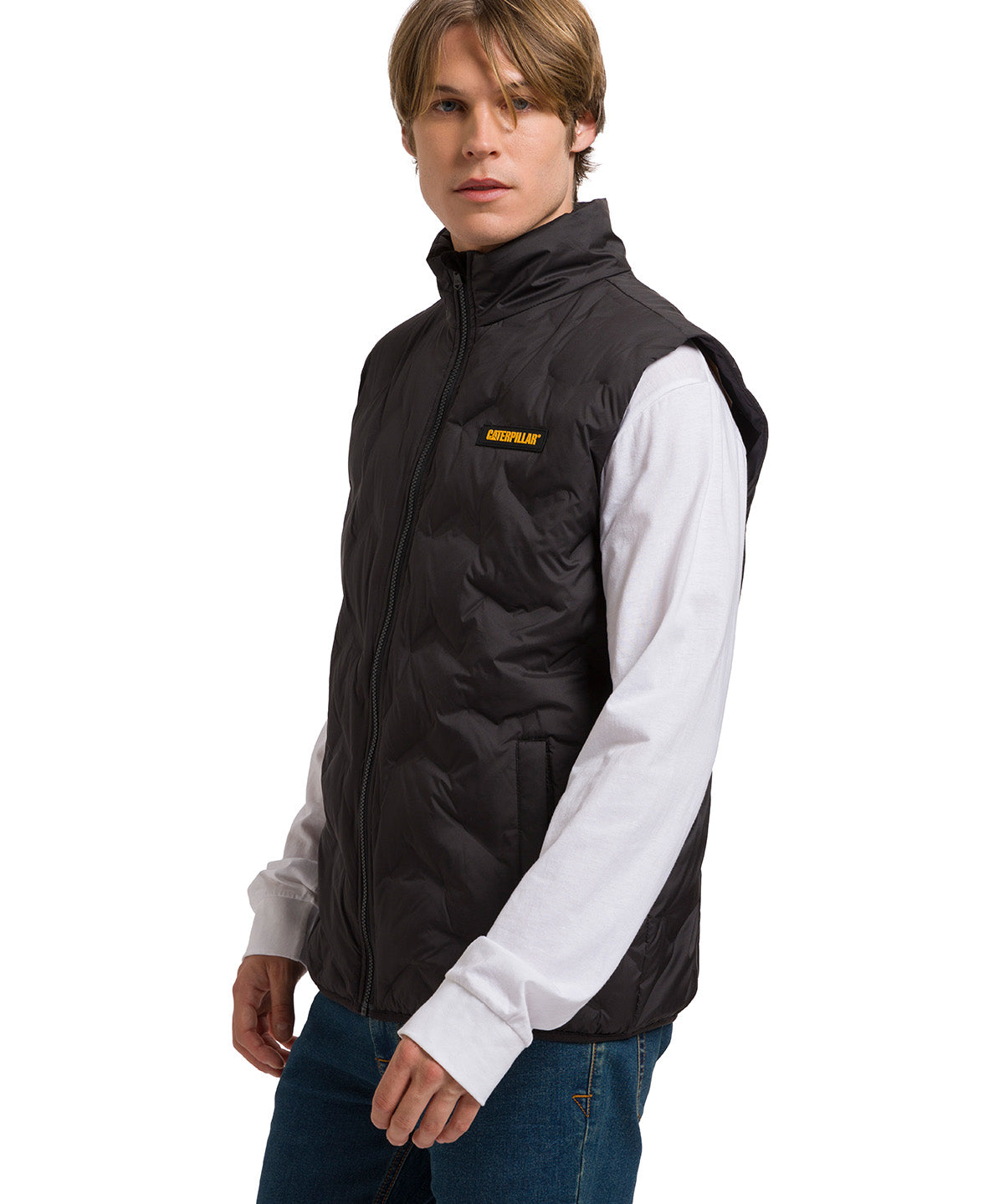 Parka sin mangas Hombre CAT Bonded Medium Weight Negra CAT