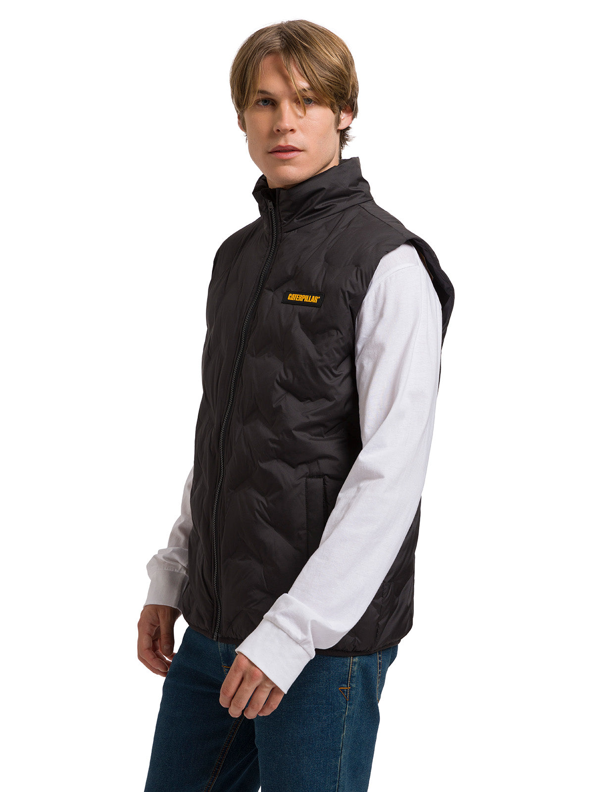 Parka sin mangas Hombre CAT Bonded Medium Weight Negra CAT