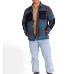 Chaqueta Manga Larga Hombre Flannel Snap Front Lightweight Insulated Petróleo Cat