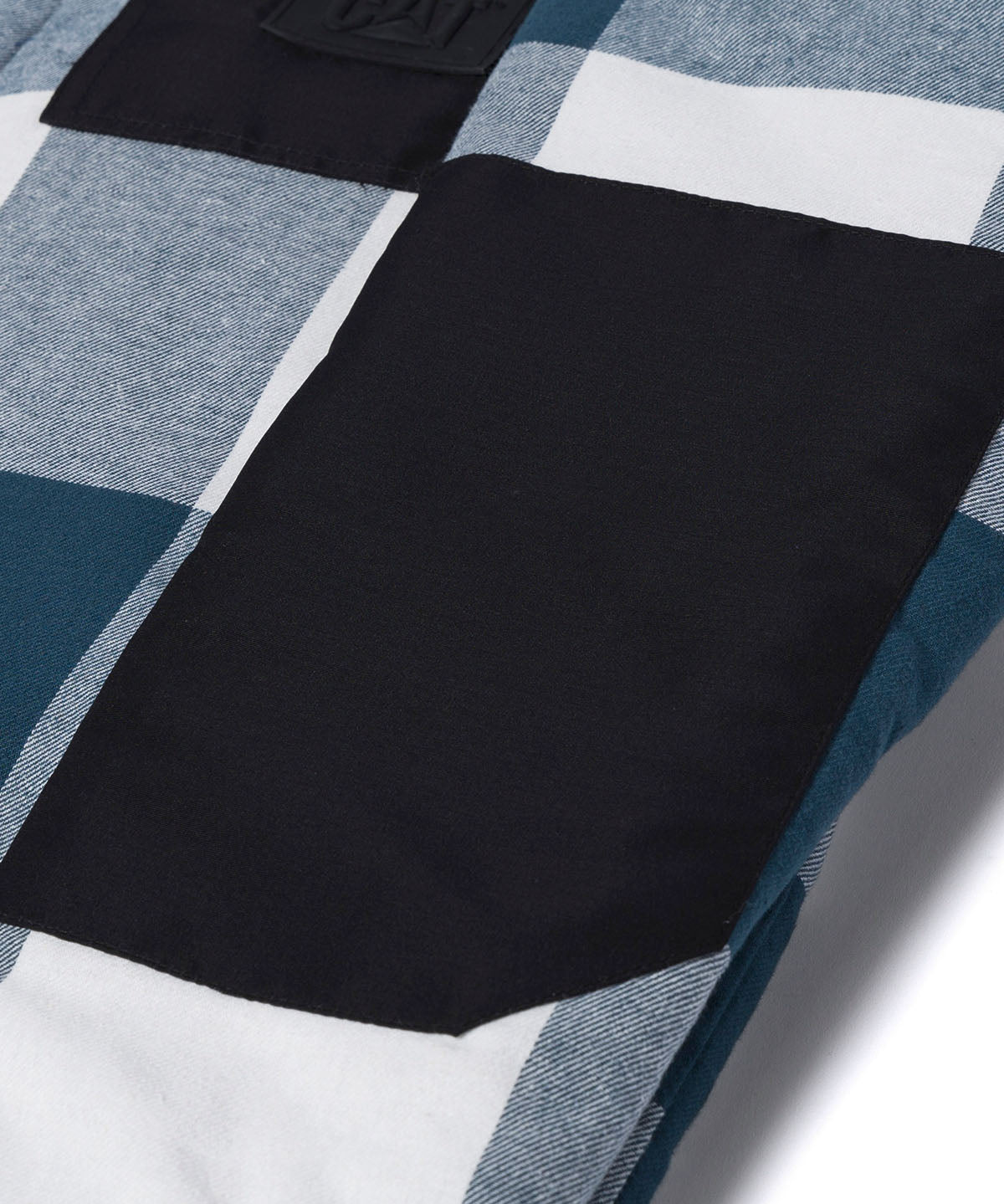 Chaqueta Manga Larga Hombre Flannel Snap Front Lightweight Insulated Petróleo Cat