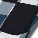 Chaqueta Manga Larga Hombre Flannel Snap Front Lightweight Insulated Petróleo Cat