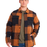 Chaqueta Casual Hombre FLANNEL SNAP FRONT LIGHTWEIGHT INSULATED JACKET Café CAT