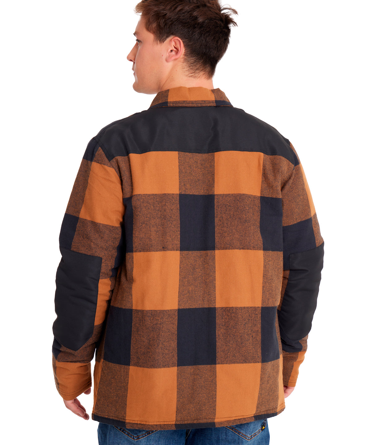 Chaqueta Casual Hombre FLANNEL SNAP FRONT LIGHTWEIGHT INSULATED JACKET Café CAT