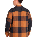Chaqueta Casual Hombre FLANNEL SNAP FRONT LIGHTWEIGHT INSULATED JACKET Café CAT