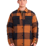 Chaqueta Casual Hombre FLANNEL SNAP FRONT LIGHTWEIGHT INSULATED JACKET Café CAT