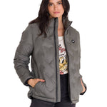 Parka Manga Larga Mujer W Bonded Medium Weight Insulated Gris Cat