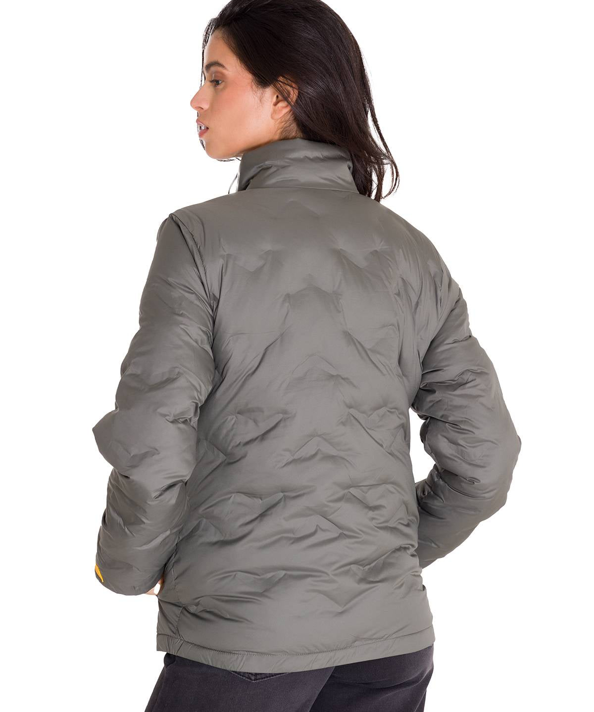 Parka Manga Larga Mujer W Bonded Medium Weight Insulated Gris Cat