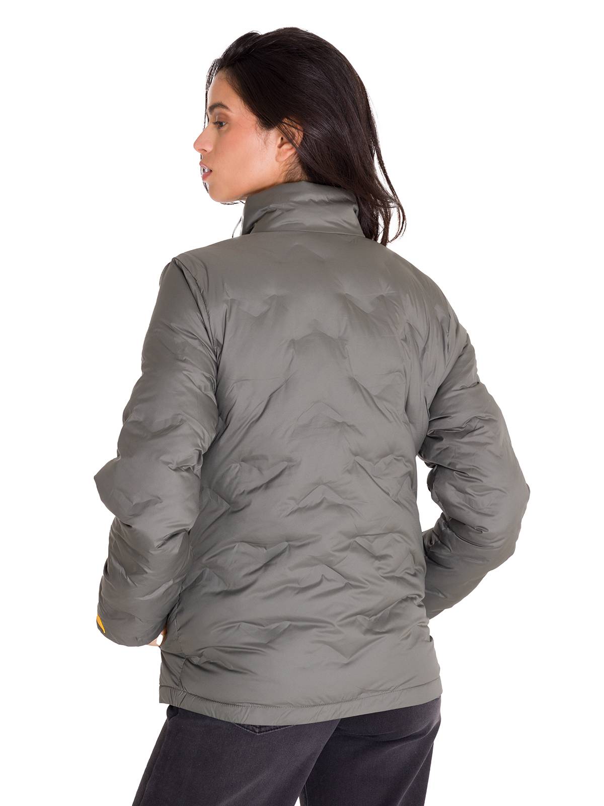 Parka Manga Larga Mujer W Bonded Medium Weight Insulated Gris Cat