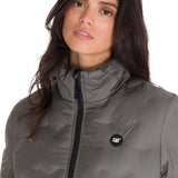 Parka Manga Larga Mujer W Bonded Medium Weight Insulated Gris Cat