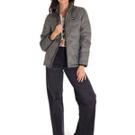 Parka Manga Larga Mujer W Bonded Medium Weight Insulated Gris Cat