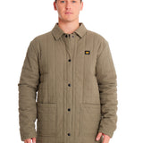 Chaqueta Casual Hombre QUILTED FLANNEL SNAP FRONT LIGHTWEIGHT INSULATED JACKET Verde CAT