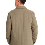 Chaqueta Casual Hombre QUILTED FLANNEL SNAP FRONT LIGHTWEIGHT INSULATED JACKET Verde CAT