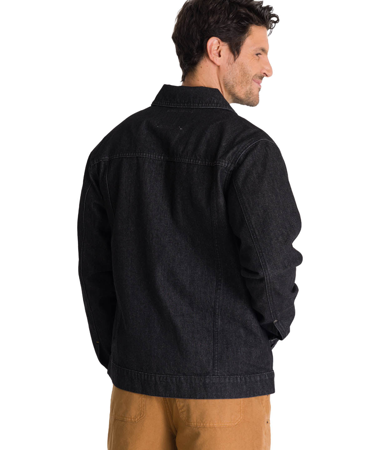 Chaqueta de Jeans Hombre Denim Work Negro CAT