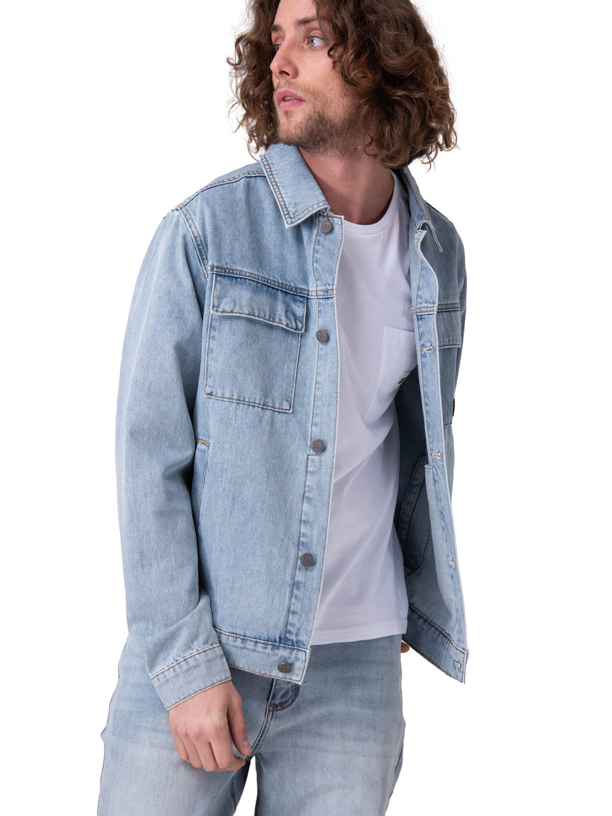 Chaqueta Hombre Denim Work Jacket Azul
