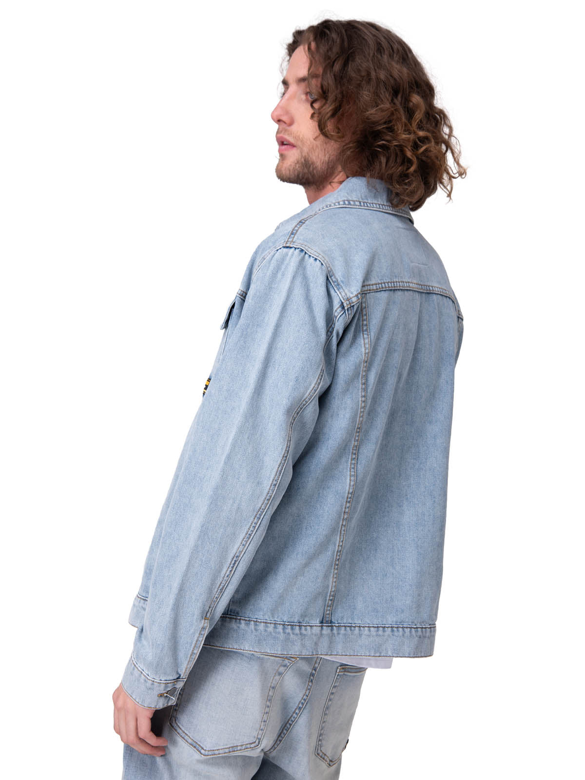 Chaqueta Hombre Denim Work Jacket Azul