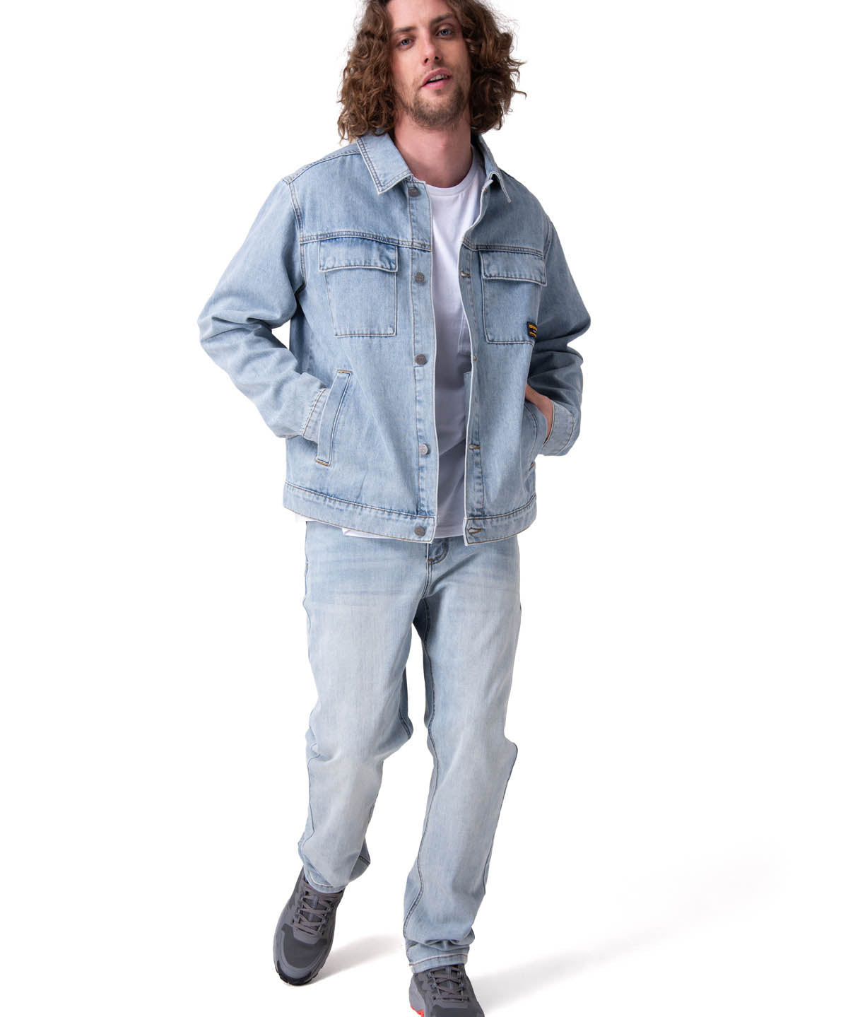 Chaqueta Hombre Denim Work Jacket Azul