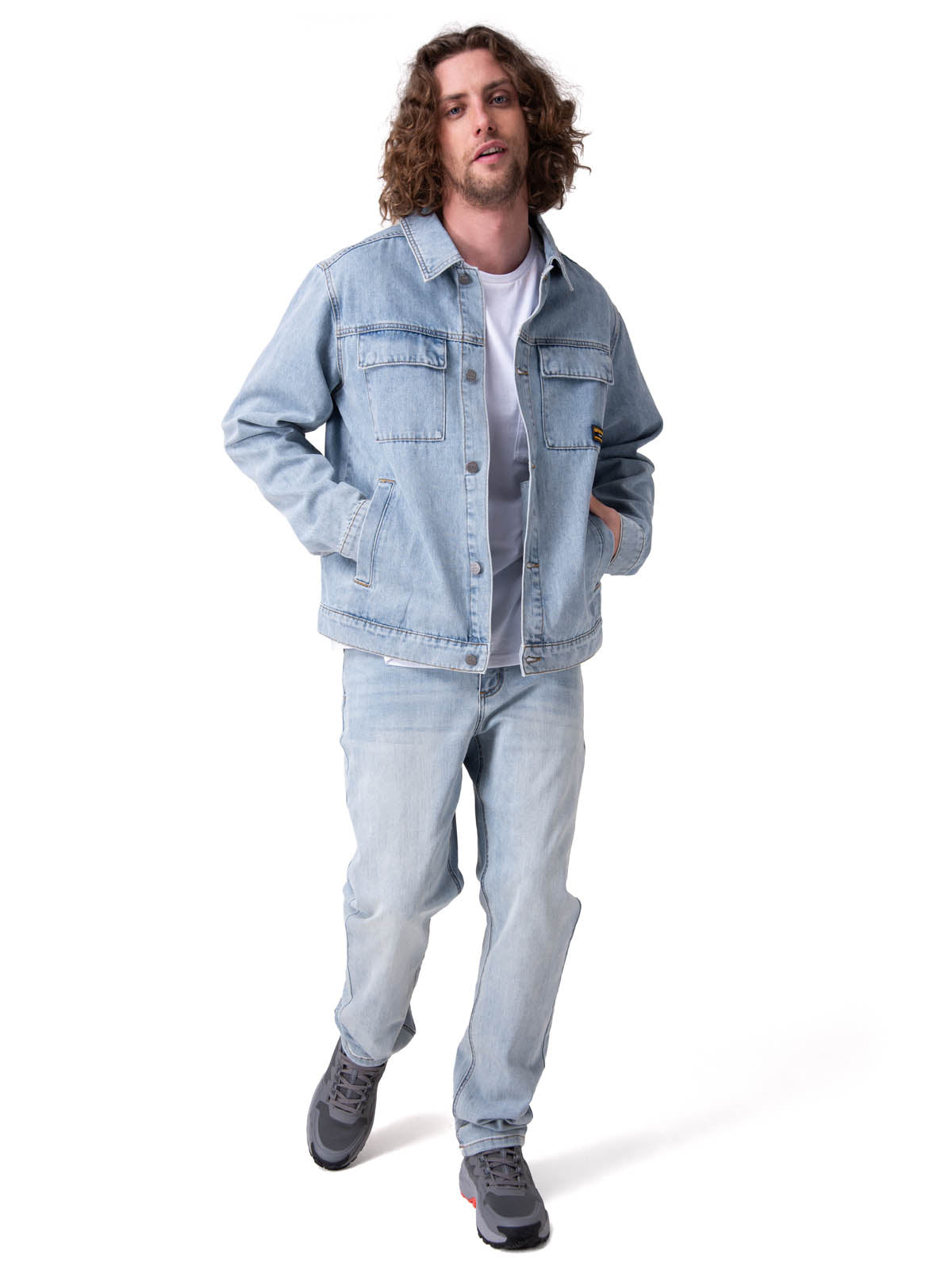 Chaqueta Hombre Denim Work Jacket Azul