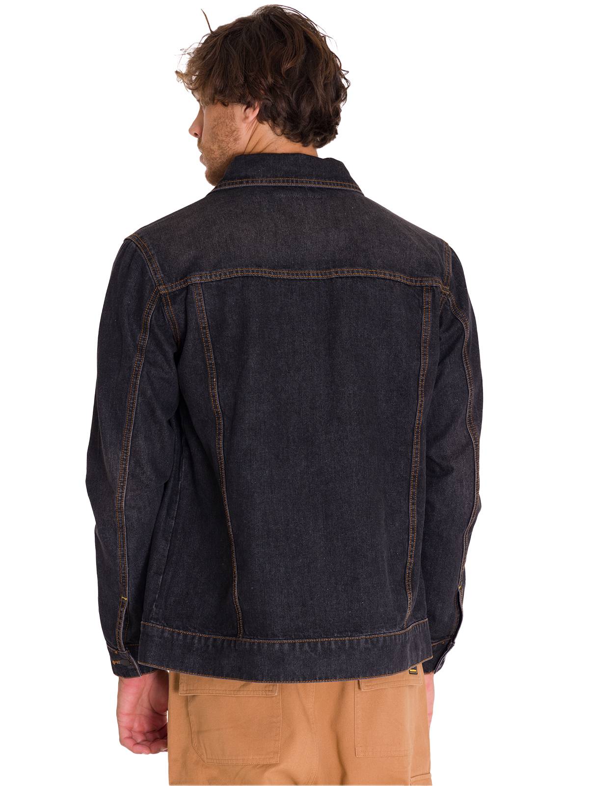 Chaqueta Casual Unisex DENIM WORK JACKET Gris CAT