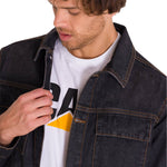 Chaqueta Casual Unisex DENIM WORK JACKET Gris CAT