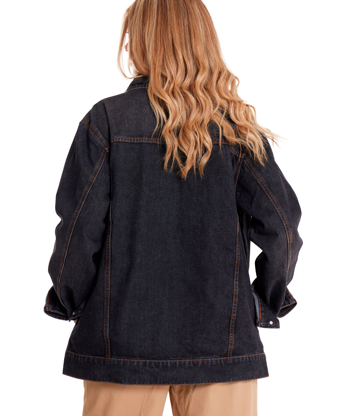 Chaqueta Casual Unisex DENIM WORK JACKET Gris CAT