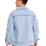Chaqueta Casual Unisex DENIM WORK JACKET Azul claro CAT
