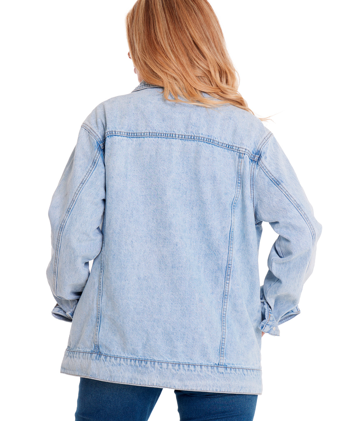 Chaqueta Casual Unisex DENIM WORK JACKET Azul claro CAT