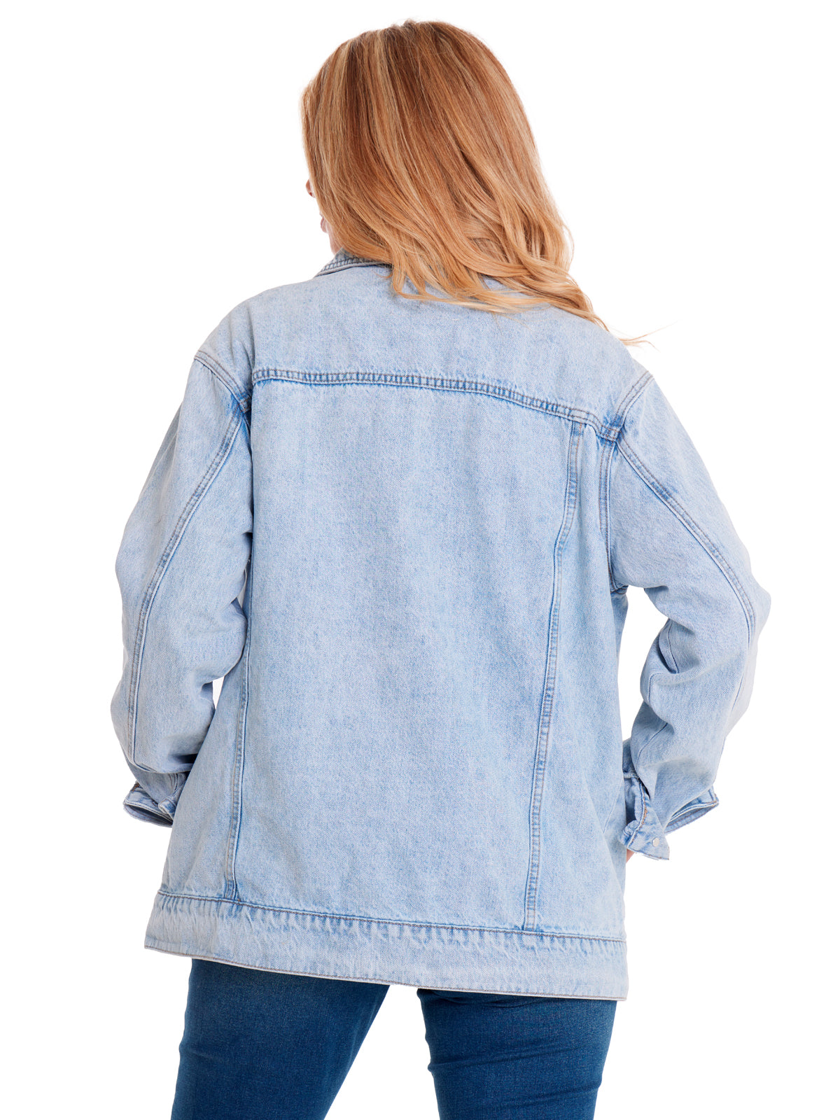 Chaqueta Casual Unisex DENIM WORK JACKET Azul claro CAT