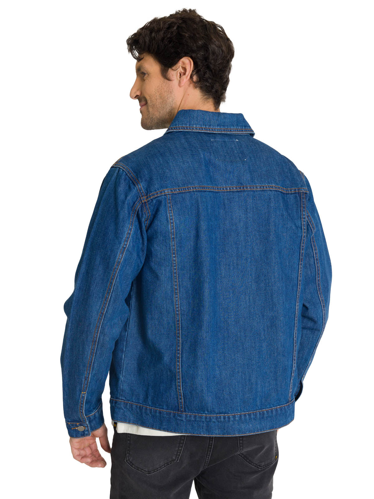Chaqueta de Jeans Hombre Denim Work Azul CAT
