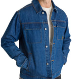 Chaqueta de Jeans Hombre Denim Work Azul CAT