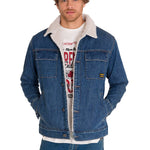 Chaqueta Manga Larga Unisex Sherpa Lined Work Denim Cat
