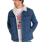 Chaqueta Manga Larga Unisex Sherpa Lined Work Denim Cat