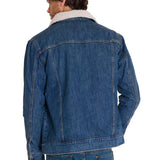 Chaqueta Manga Larga Unisex Sherpa Lined Work Denim Cat