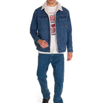 Chaqueta Manga Larga Unisex Sherpa Lined Work Denim Cat