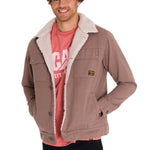 Chaqueta Manga Larga Unisex Sherpa Lined Work Taupe Cat